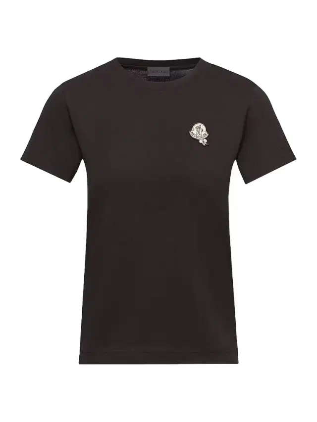 Women's Crew Neck T-Shirt in Cotton - Black