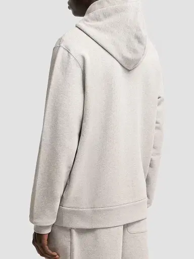 Moncler Men's Hoodie in Cotton - Gray | Thumbnail 3