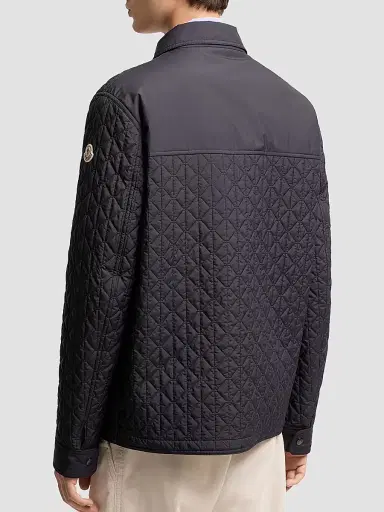Moncler Men's Theoline Down-Filled Jacket - Navy Blue - Size XXXL | Thumbnail 3