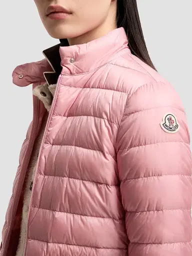 Moncler Women's Lans Puffer Coat - Rose Pink - Size XL | Thumbnail 4