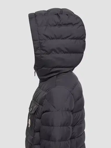Moncler Little Boy's & Boy's Quillon Puffer Jacket - Navy Blue | Thumbnail 3