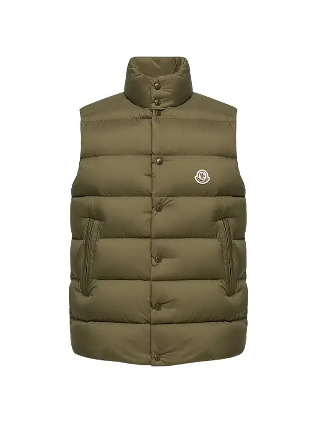 Moncler Men's Tibb Puffer Vest - Olive Green