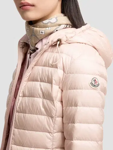 Moncler Women's Igelhood Puffer Coat - Pink - Size XL | Thumbnail 4 Moncler Women's Igelhood Puffer Coat - Pink - Size XL | Thumbnail 4