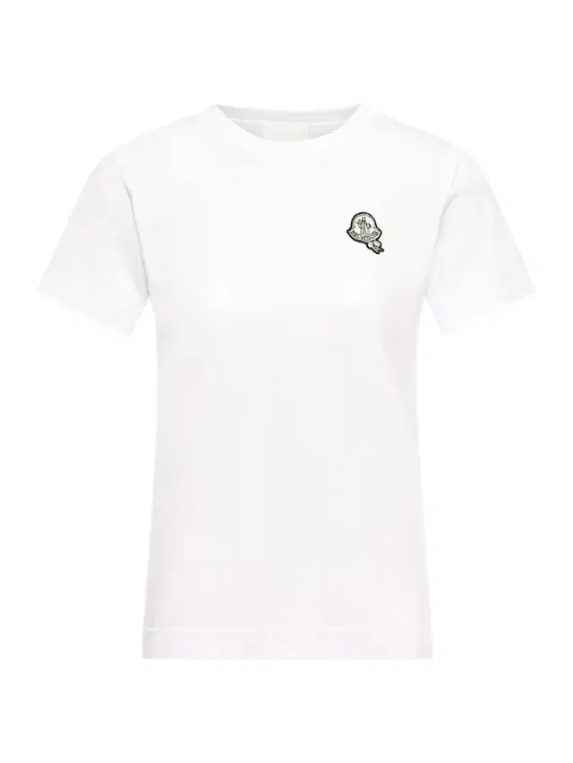 Women's Crew Neck T-Shirt in Cotton - White