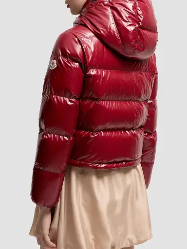Moncler Women's Niveole Puffer Jacket - Ruby Red - Size XL | Thumbnail 3