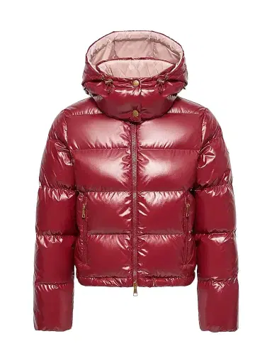 Moncler Women's Niveole Puffer Jacket - Ruby Red - Size XL | Thumbnail 1