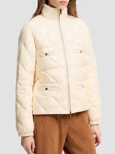 Moncler Women's Lavaret Puffer Coat - White Ivory - Size XXL | Thumbnail 2 Moncler Women's Lavaret Puffer Coat - White Ivory - Size XXL | Thumbnail 2