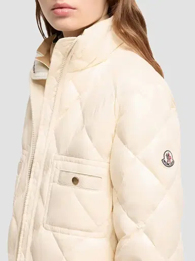 Moncler Women's Lavaret Puffer Coat - White Ivory - Size XXL | Thumbnail 4 Moncler Women's Lavaret Puffer Coat - White Ivory - Size XXL | Thumbnail 4
