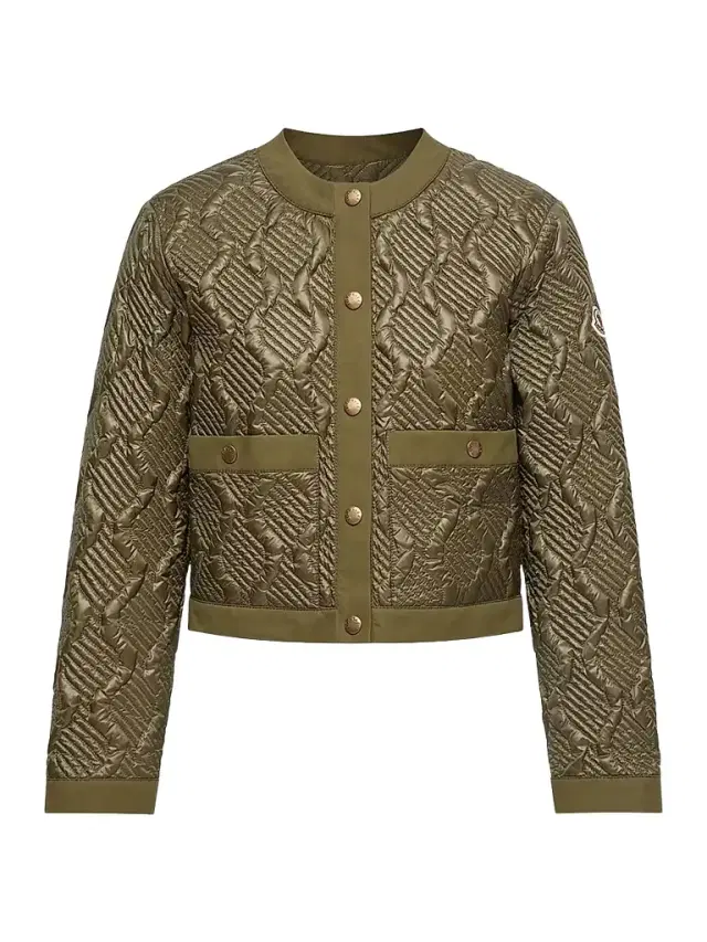 Moncler Women's Libellule Puffer Coat - Olive Green