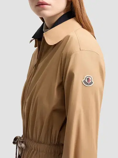Moncler Women's Dress in Cotton Blend - Beige - Size XL | Thumbnail 4 Moncler Women's Dress in Cotton Blend - Beige - Size XL | Thumbnail 4