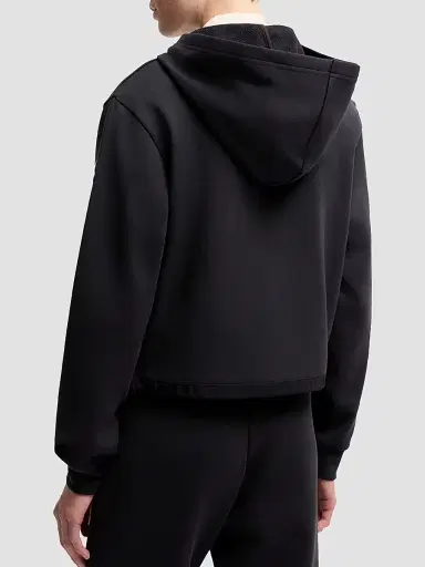 Moncler Women's Sweatshirt in Cotton Blend - Dark Blue | Thumbnail 3