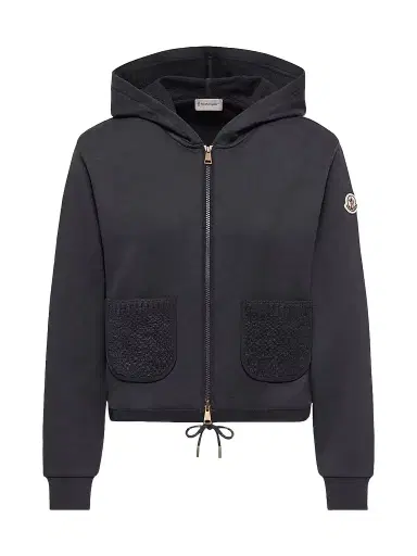 Moncler Women's Sweatshirt in Cotton Blend - Dark Blue | Thumbnail 1