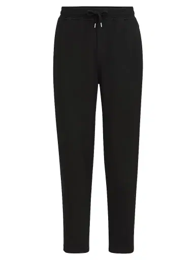 Brunello Cucinelli Men's French Terry Double Cloth Trousers - Black - Size XXXXL | Thumbnail 1 Brunello Cucinelli Men's French Terry Double Cloth Trousers - Black - Size XXXXL | Thumbnail 1