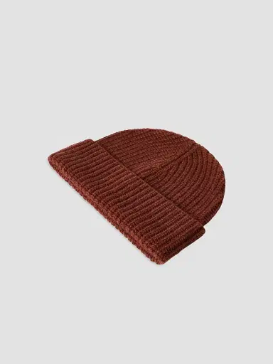 Brunello Cucinelli Men's Cashmere English Rib Knit Beanie | Thumbnail 2 Brunello Cucinelli Men's Cashmere English Rib Knit Beanie | Thumbnail 2