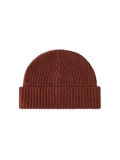 Brunello Cucinelli Men's Cashmere English Rib Knit Beanie | Thumbnail 1 Brunello Cucinelli Men's Cashmere English Rib Knit Beanie | Thumbnail 1