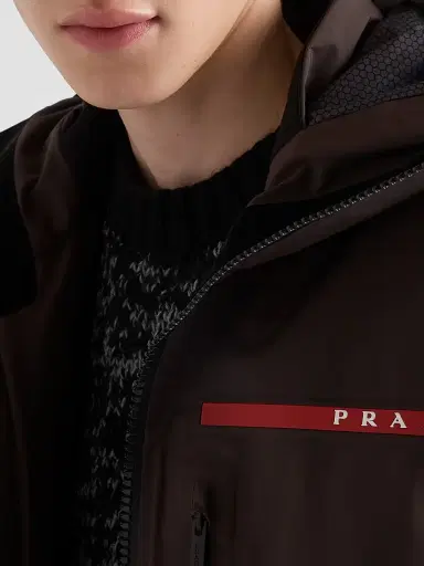 Prada Men's Extreme-Tex Blouson Jacket - Brown | Thumbnail 5