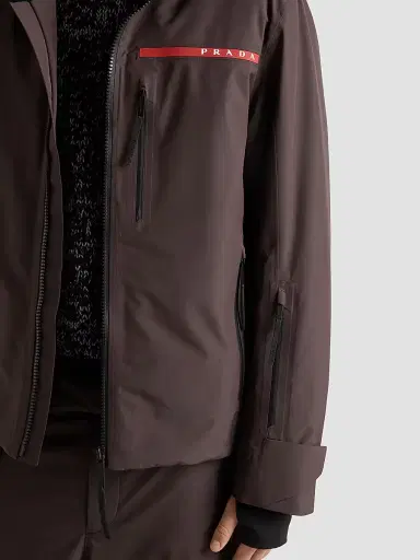 Prada Men's Extreme-Tex Blouson Jacket - Brown | Thumbnail 6
