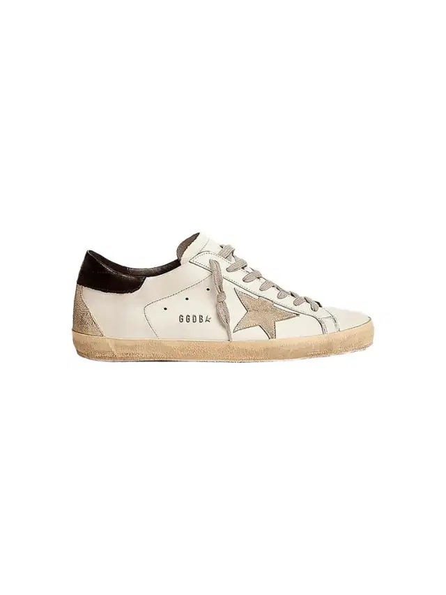 Men's Super Star Logo Leather Low-Top Sneakers - White