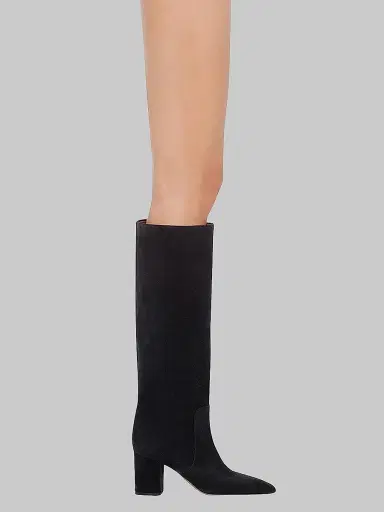 Paris Texas Women's Anja 70MM Suede Knee-High Boots - Black | Thumbnail 2