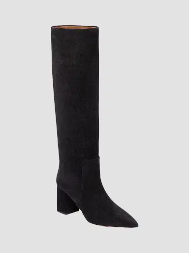 Paris Texas Women's Anja 70MM Suede Knee-High Boots - Black | Thumbnail 3