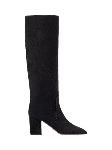 Paris Texas Women's Anja 70MM Suede Knee-High Boots - Black | Thumbnail 1