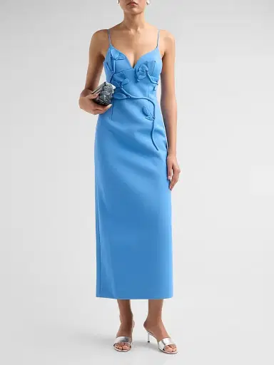 ACLER Women's Northwick Floral Applique Midi Dress | Thumbnail 2 ACLER Women's Northwick Floral Applique Midi Dress | Thumbnail 2