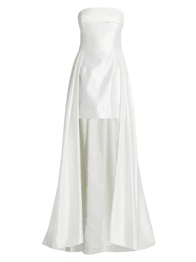 Nicholas the Label Women's Phaedra Satin Strapless High-Low Gown -