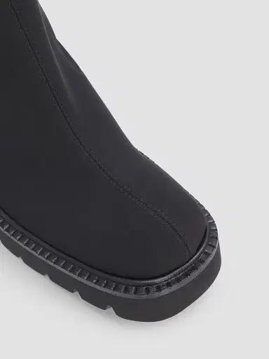PEDRO GARCIA Women's Zilia 65MM Stretch Nylon Ankle Boots - Black Way - Size 11 | Thumbnail 5