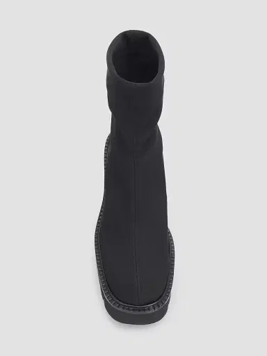 PEDRO GARCIA Women's Zilia 65MM Stretch Nylon Ankle Boots - Black Way - Size 11 | Thumbnail 6