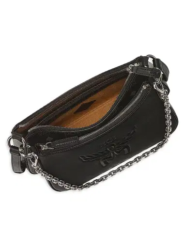 MCM Women's Small Aren Visetos Crossbody Bag | Thumbnail 3 MCM Women's Small Aren Visetos Crossbody Bag | Thumbnail 3