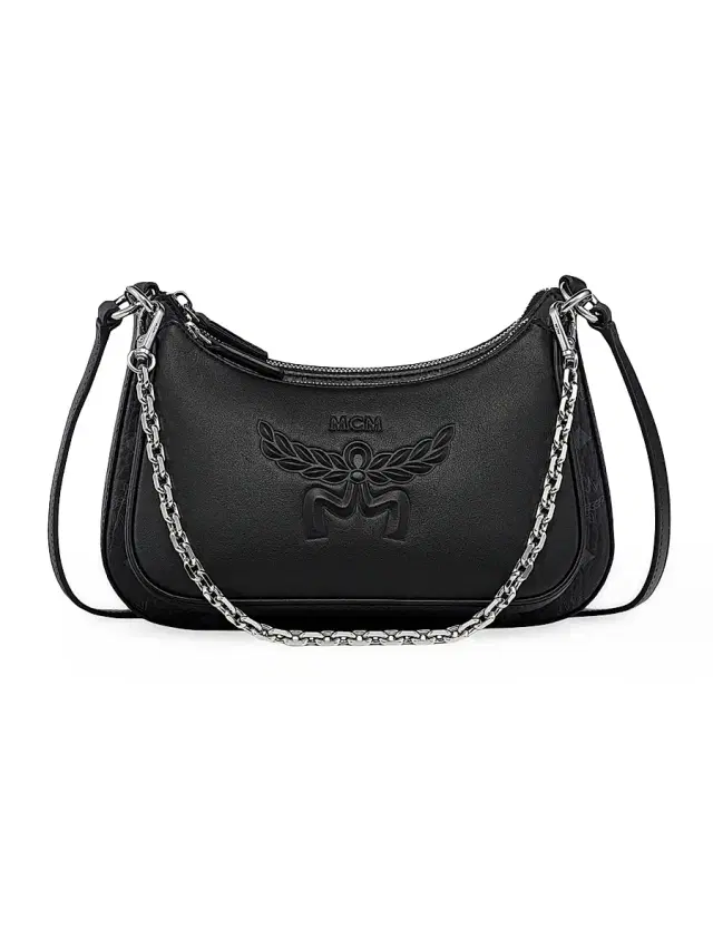 MCM Women's  Aren Visetos Crossbody Bag - Black