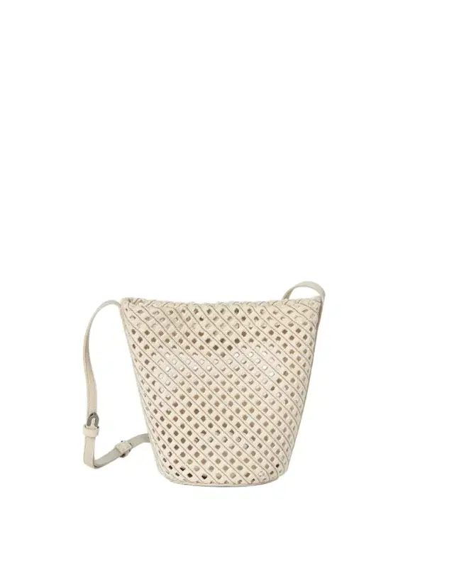 Brunello Cucinelli BC Duo pouch bag in precious cotton net