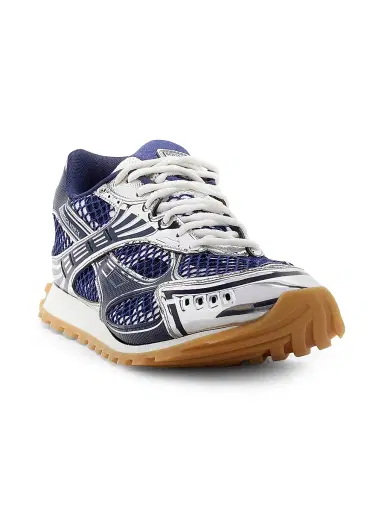 Bottega Veneta Men's Orbit Low-Top Sneakers - Abyss Silver - Size 12 | Thumbnail 2 Bottega Veneta Men's Orbit Low-Top Sneakers - Abyss Silver - Size 12 | Thumbnail 2