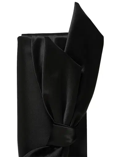 Carolina Herrera Women's Karlita Bow Satin Clutch | Thumbnail 4