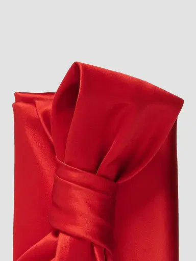 Carolina Herrera Women's Karlita Bow Satin Clutch | Thumbnail 10