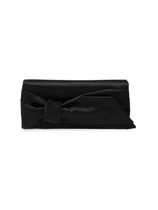 Women's Karlita Bow Satin Clutch - Herrera Red