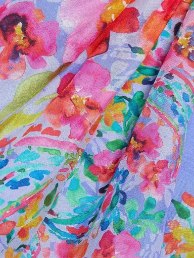 Johnny Was Women's Suzy Floral Tiered Minidress - All My Love - Size XL | Thumbnail 7