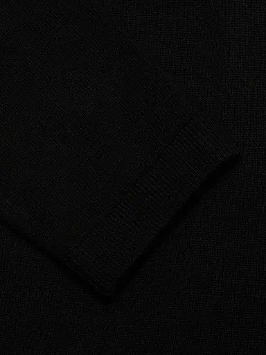 Alice + Olivia Women's Porla Collared Wool Sweater - Black - Size XS | Thumbnail 8