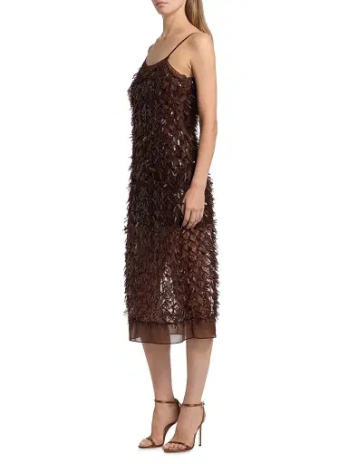3.1 Phillip Lim Women's Mesh Sequined Midi-Slipdress | Thumbnail 4 3.1 Phillip Lim Women's Mesh Sequined Midi-Slipdress | Thumbnail 4