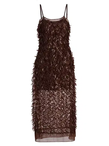 3.1 Phillip Lim Women's Mesh Sequined Midi-Slipdress | Thumbnail 1 3.1 Phillip Lim Women's Mesh Sequined Midi-Slipdress | Thumbnail 1