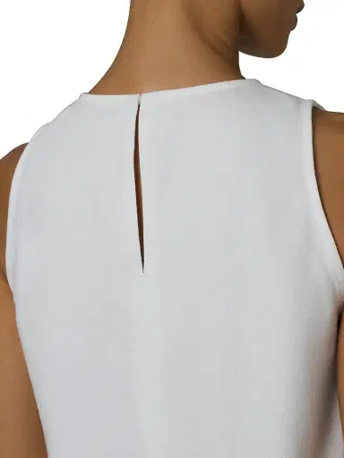 Joe's Jeans Women's Cotton Denim Sleeveless Top - White | Thumbnail 6