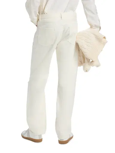 Frame Men's Relaxed Straight Jeans - Off White - Size 36 | Thumbnail 5