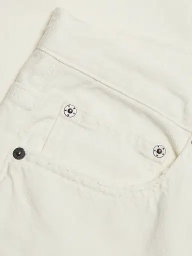 Frame Men's Relaxed Straight Jeans - Off White - Size 36 | Thumbnail 7