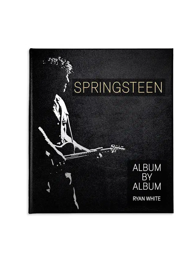 Graphic Image ''Springsteen: Album By Album'' Leather Bound Hardcover Book