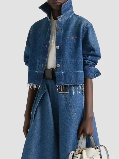 Givenchy Women's Shirt in Medium Denim - Medium Blue - Size 12 | Thumbnail 3 Givenchy Women's Shirt in Medium Denim - Medium Blue - Size 12 | Thumbnail 3