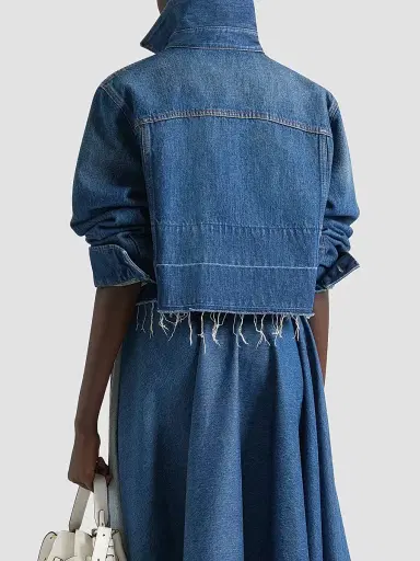 Givenchy Women's Shirt in Medium Denim - Medium Blue - Size 12 | Thumbnail 4 Givenchy Women's Shirt in Medium Denim - Medium Blue - Size 12 | Thumbnail 4