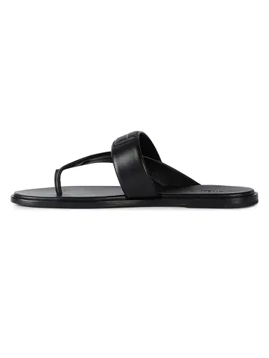 Givenchy Men's Bay Thongs in Leather - Black | Thumbnail 3 Givenchy Men's Bay Thongs in Leather - Black | Thumbnail 3