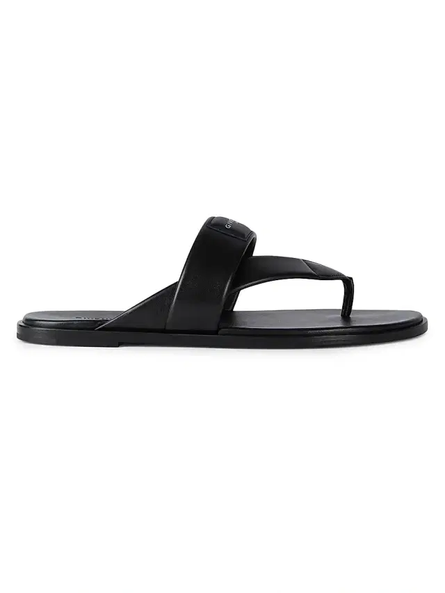 Givenchy Men's Bay Thongs in Leather - Black