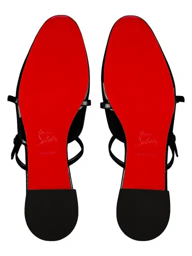Christian Louboutin Women's Jane Nina Patent Leather Mules - Black | Thumbnail 5