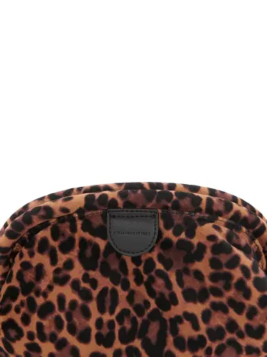 Stella McCartney Women's Falabella Leopard-Print Velvet Convertible Clutch | Thumbnail 5 Stella McCartney Women's Falabella Leopard-Print Velvet Convertible Clutch | Thumbnail 5